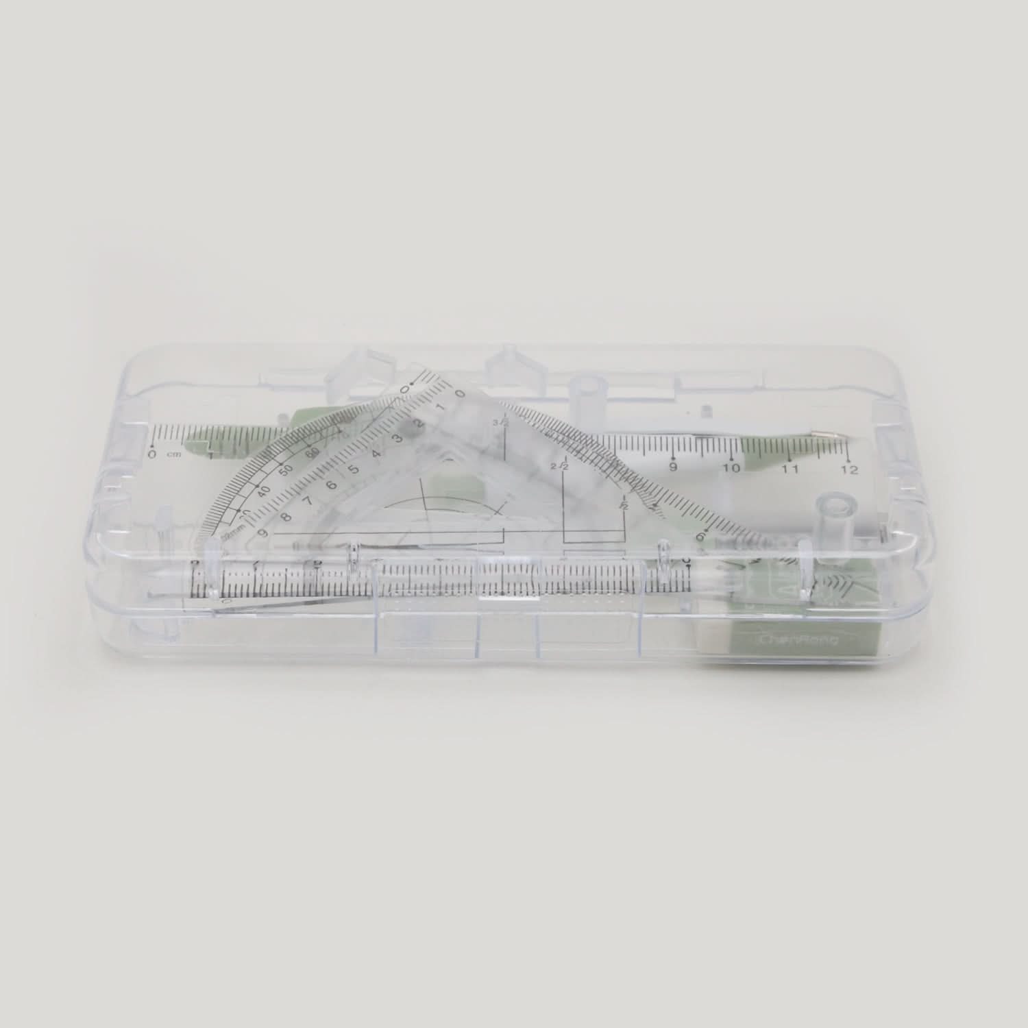 Compass Box - Green, Pencil Boxes & Stationery Sets, Chase Value, Chase Value