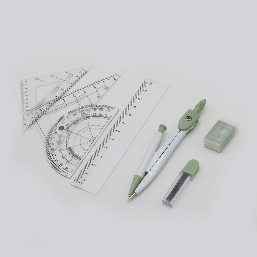 Compass Box - Green, Pencil Boxes & Stationery Sets, Chase Value, Chase Value