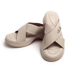 Eminent Women's Softy Slipper - Beige