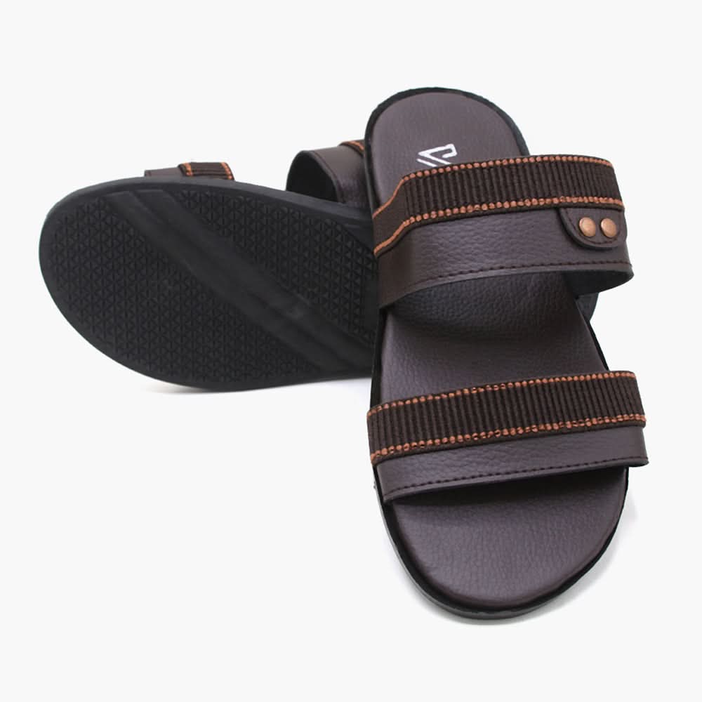Men's Casual Slipper - Brown, Men's Slippers, Chase Value, Chase Value