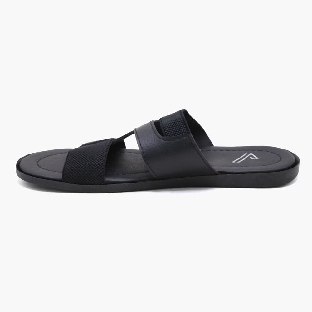 Men's Casual Slipper - Black, Men's Slippers, Chase Value, Chase Value