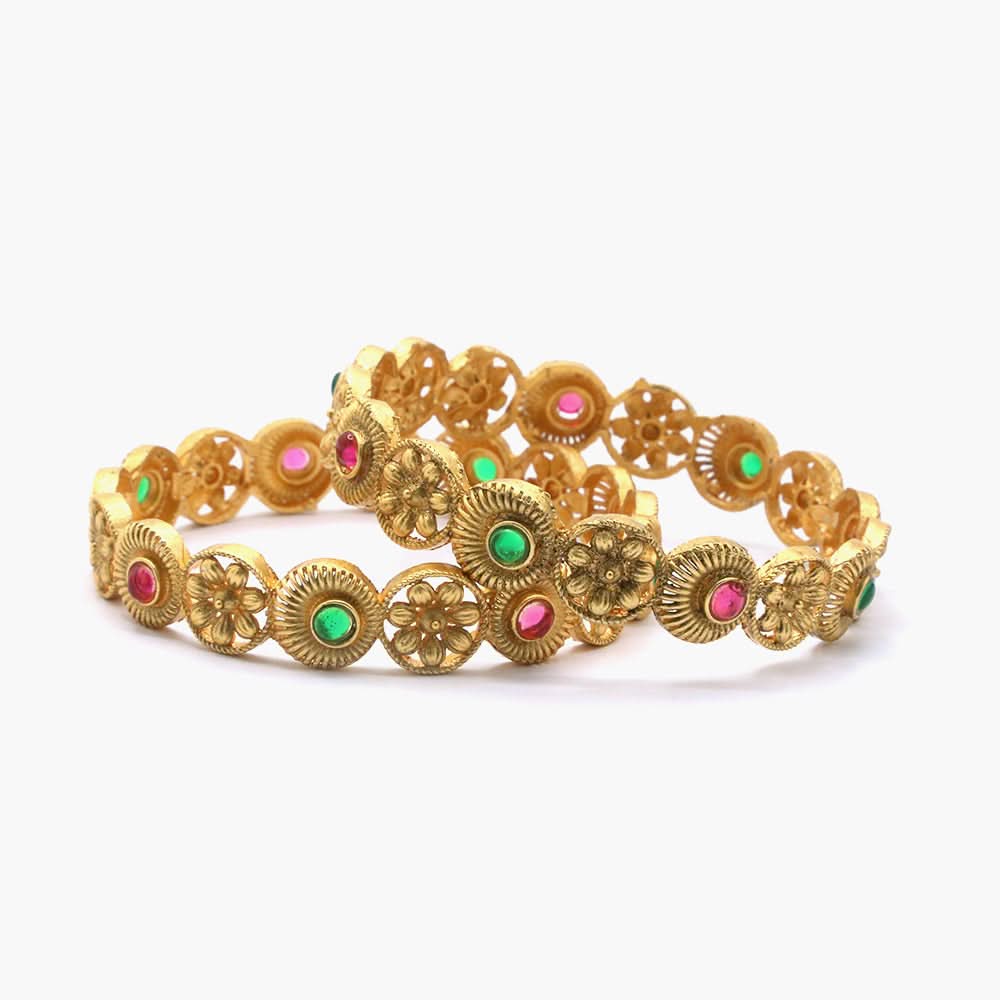 Women's Bangle - Golden, Women Bangles & Bracelets, Chase Value, Chase Value