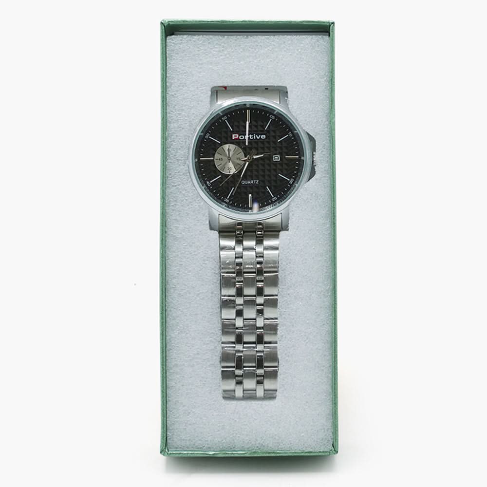 Men's Chain Watch - Silver, Men's Watches, Chase Value, Chase Value