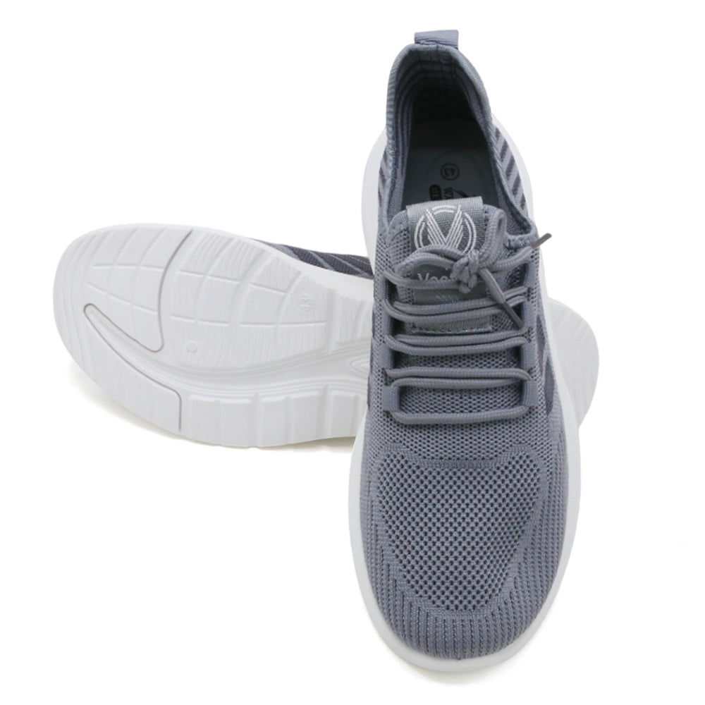 Lightweight Lace-up Slip-on Jogger XT-5513 - Grey, Men's Sports Shoes, Chase Value, Chase Value