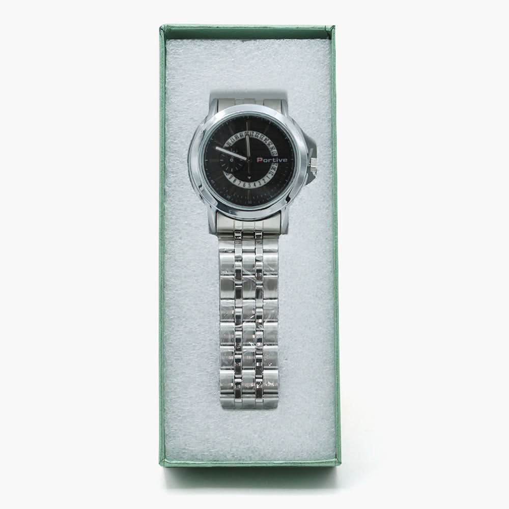 Men's Chain Watch - Silver, Men's Watches, Chase Value, Chase Value
