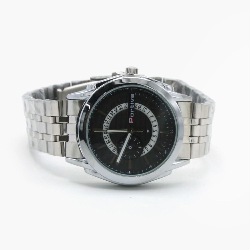 Men's Chain Watch - Silver, Men's Watches, Chase Value, Chase Value