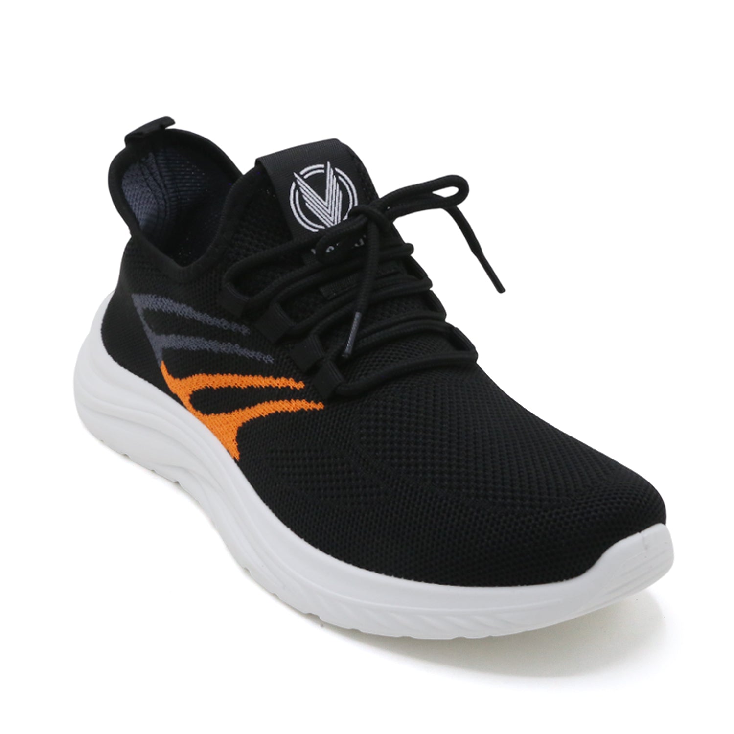 Lightweight Lace-up Slip-on Jogger XT-5512 - Black, Men's Sports Shoes, Chase Value, Chase Value