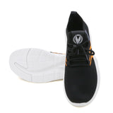 Lightweight Lace-up Slip-on Jogger XT-5512 - Black, Men's Sports Shoes, Chase Value, Chase Value