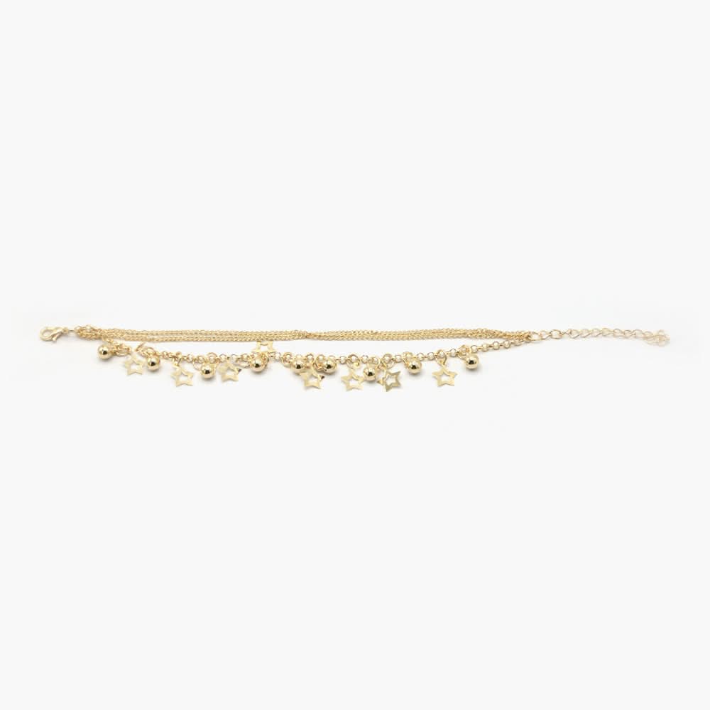Women's Ankilet - Golden, Women Foot Jewellery, Chase Value, Chase Value