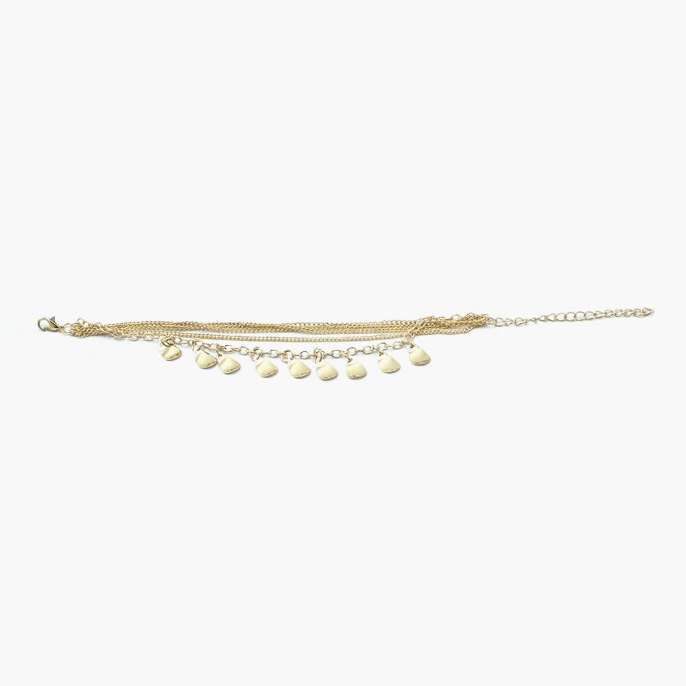 Women's Ankilet - Golden, Women Foot Jewellery, Chase Value, Chase Value