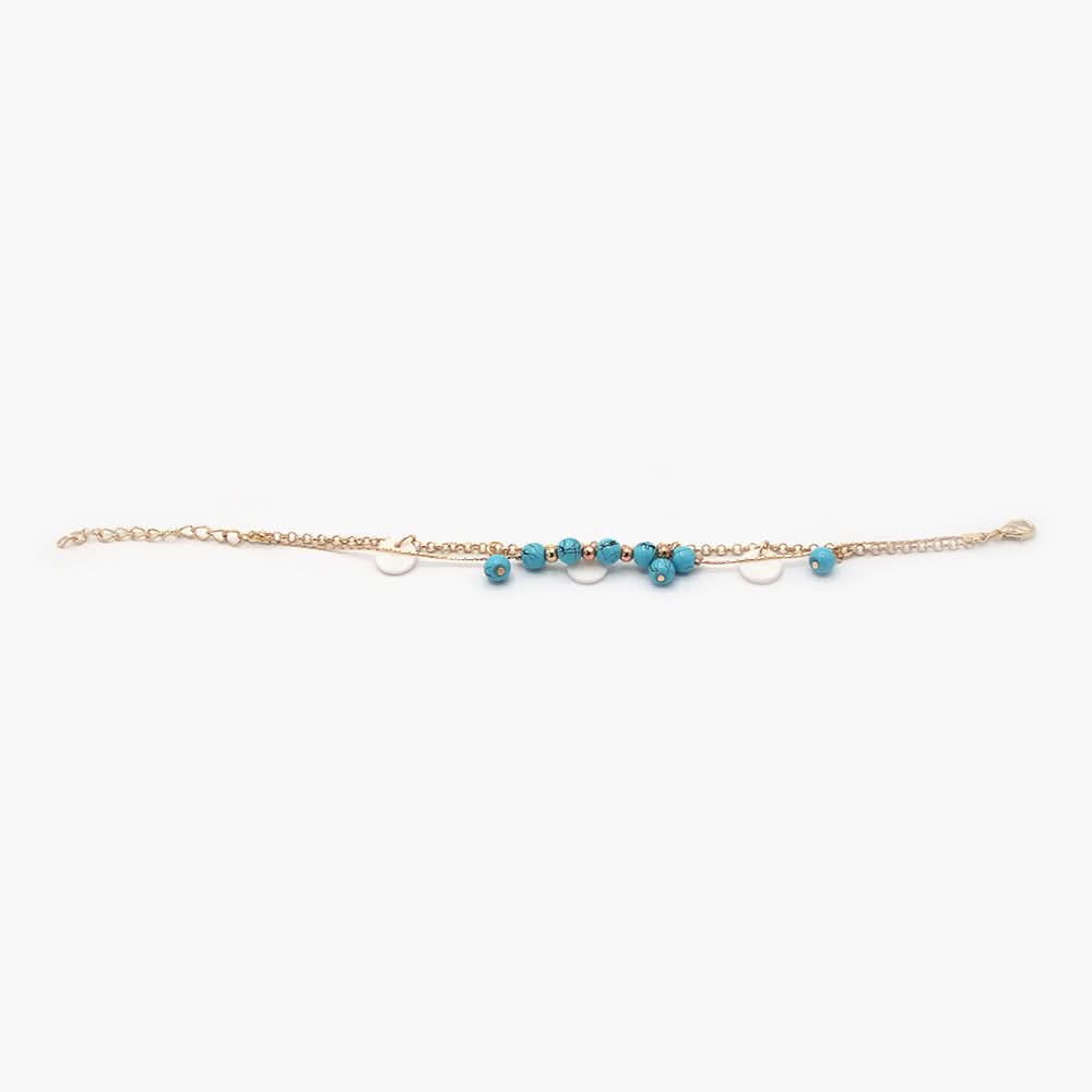 Women's Ankilet - Sea Blue, Women Foot Jewellery, Chase Value, Chase Value