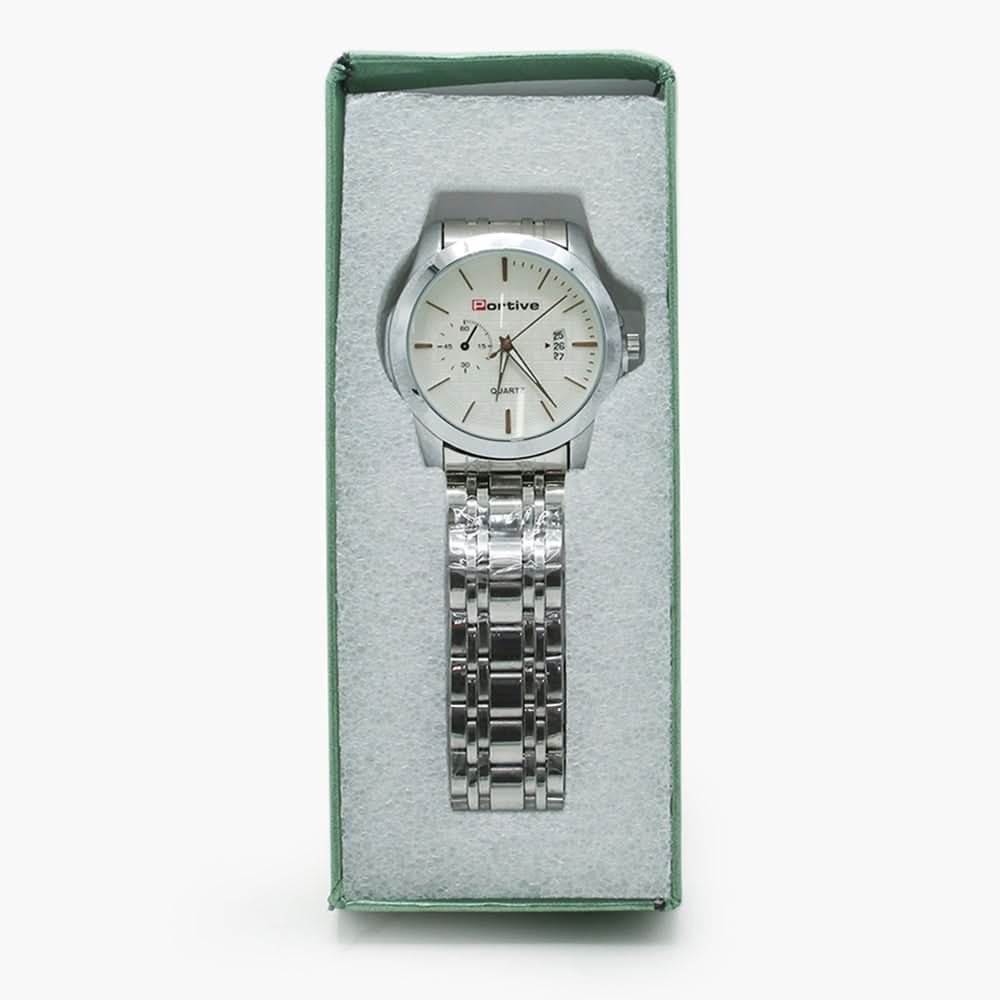 Men's Chain Watch - Silver, Men's Watches, Chase Value, Chase Value