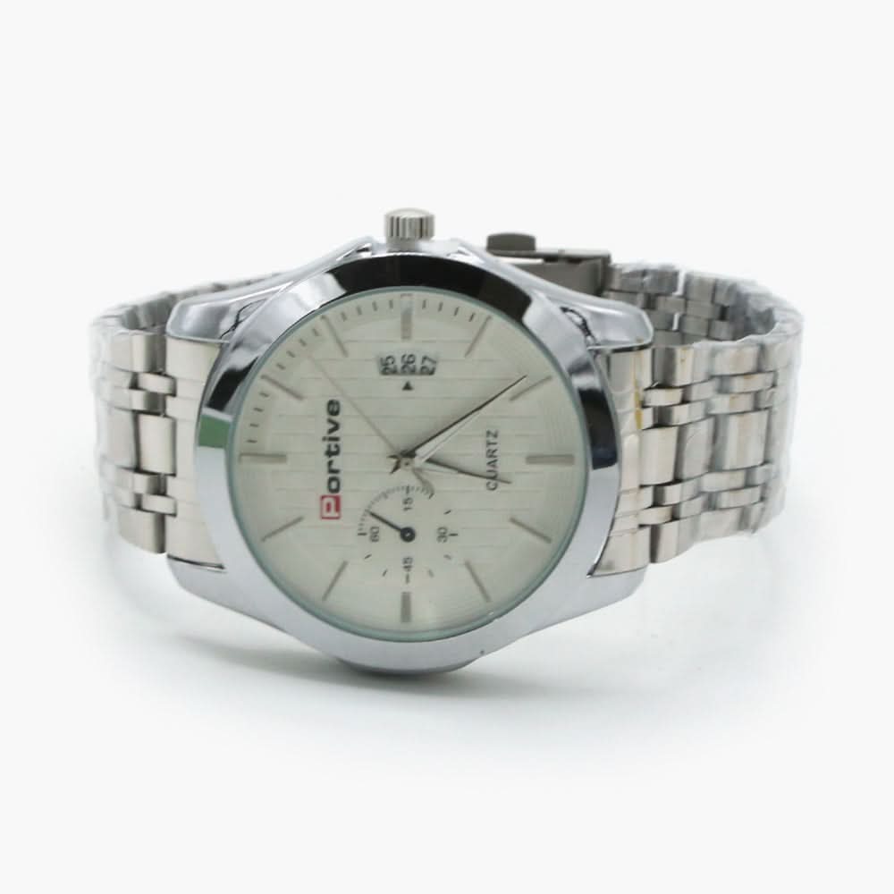 Men's Chain Watch - Silver, Men's Watches, Chase Value, Chase Value