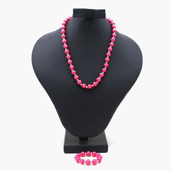 Girls Mala - Dark Pink