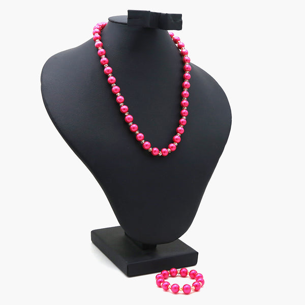 Girls Mala - Dark Pink