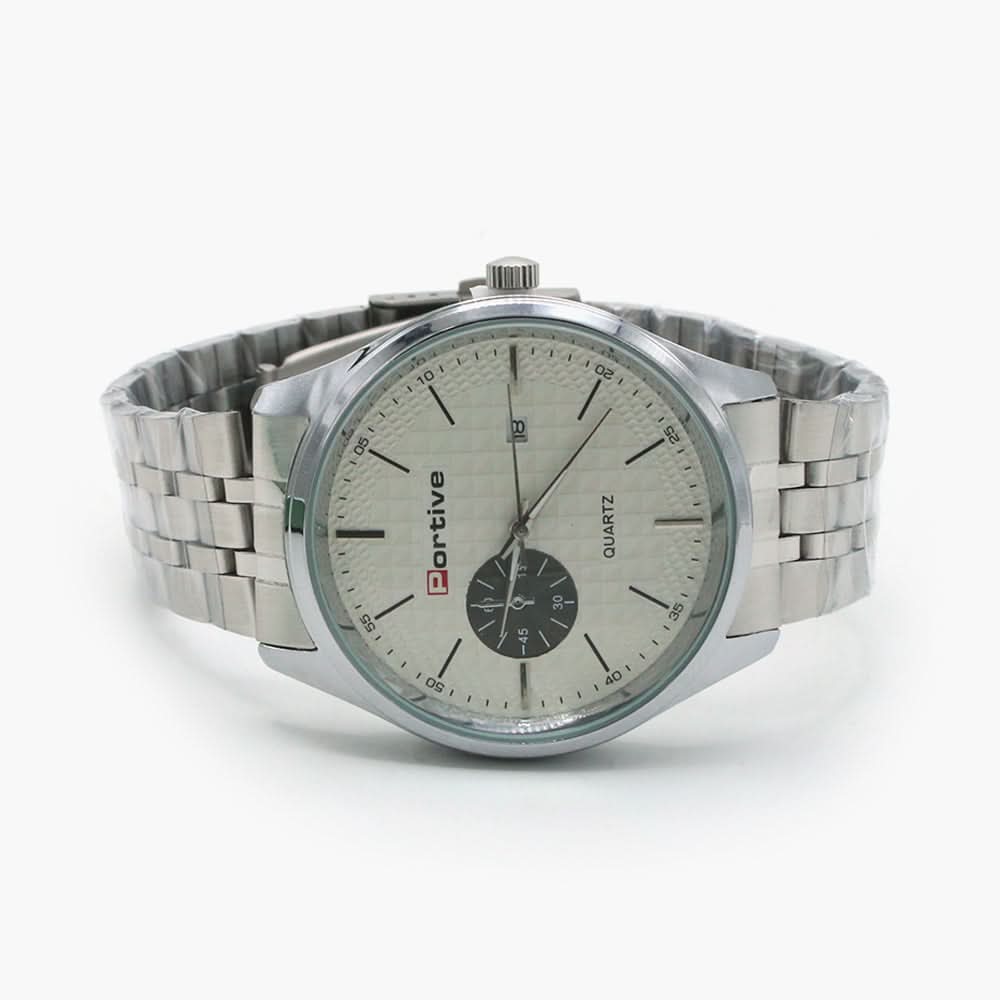Men's Chain Watch - Silver, Men's Watches, Chase Value, Chase Value