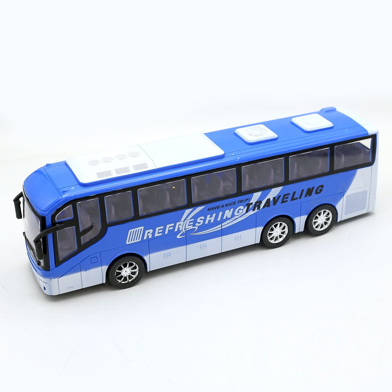 Friction Bus - Blue, Non-Remote Control, Chase Value, Chase Value