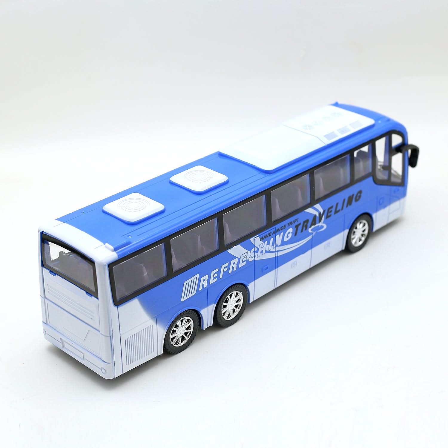 Friction Bus - Blue, Non-Remote Control, Chase Value, Chase Value