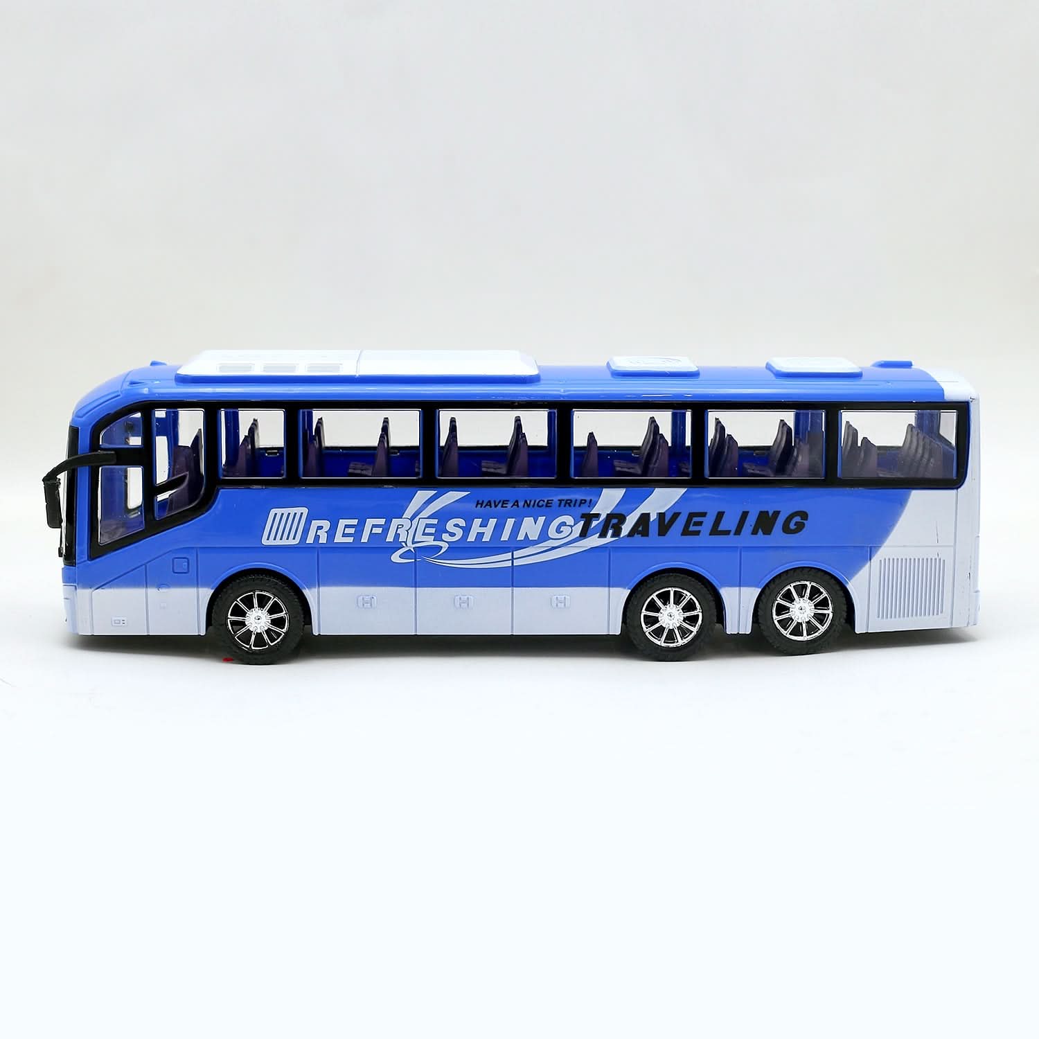 Friction Bus - Blue, Non-Remote Control, Chase Value, Chase Value
