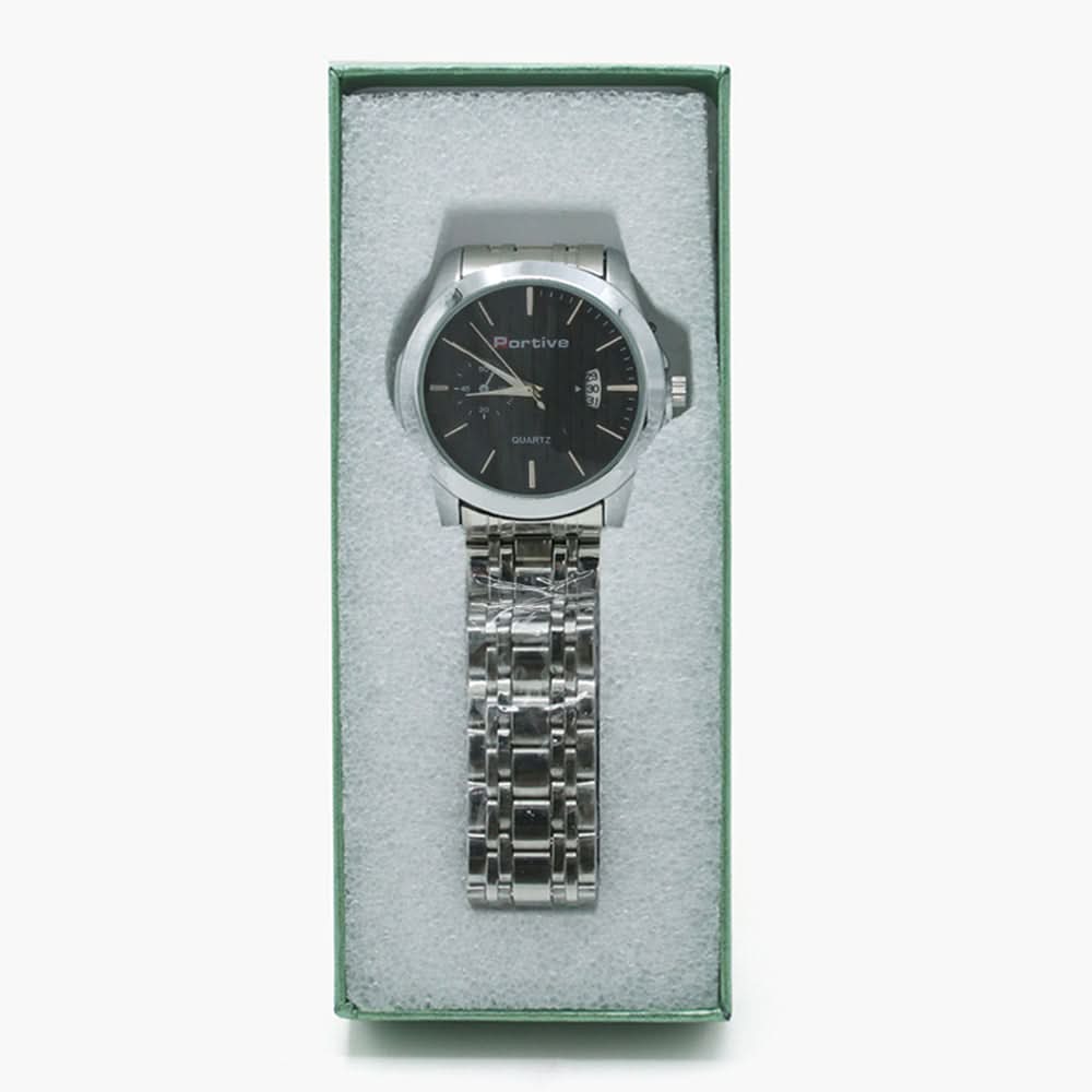 Men's Chain Watch - Silver, Men's Watches, Chase Value, Chase Value
