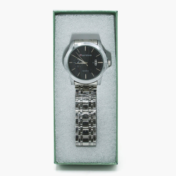 Men's Chain Watch - Silver