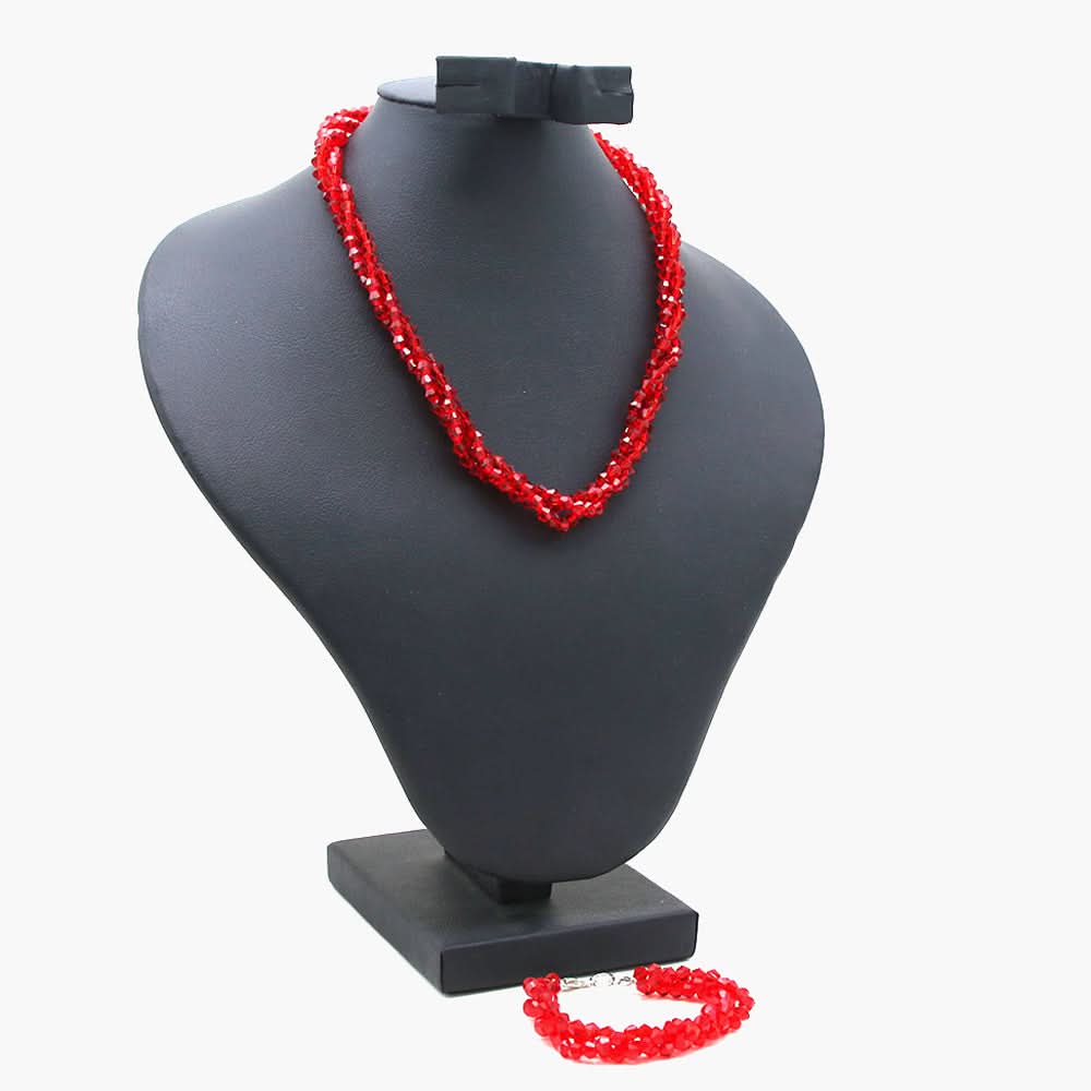 Girls Mala - Red, Girls Jewellery Sets, Chase Value, Chase Value