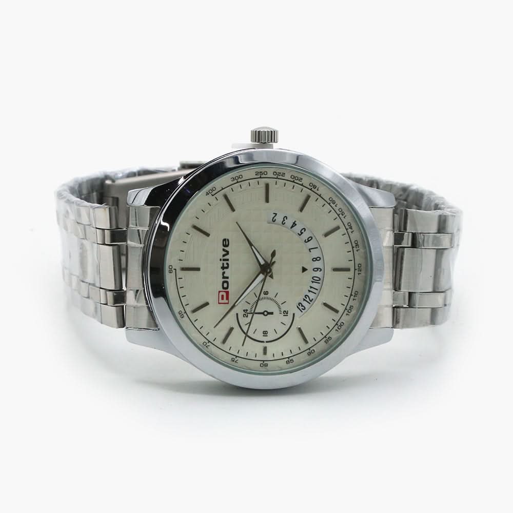 Men's Chain Watch - Silver, Men's Watches, Chase Value, Chase Value