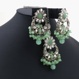 Girls Bunda Tika - Green, Girls Earrings & Tops, Chase Value, Chase Value
