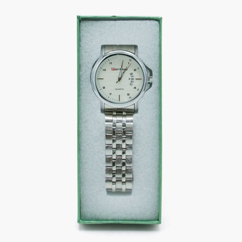 Men's Chain Watch - Silver, Men's Watches, Chase Value, Chase Value