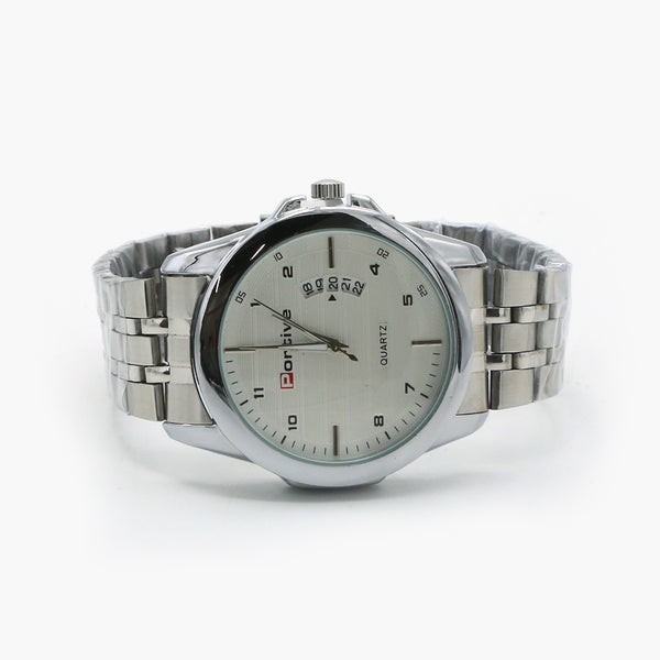 Men's Chain Watch - Silver