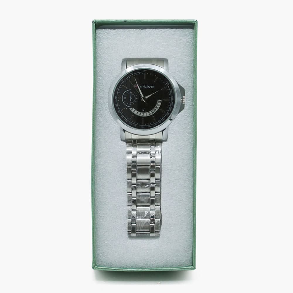 Men's Chain Watch - Silver, Men's Watches, Chase Value, Chase Value