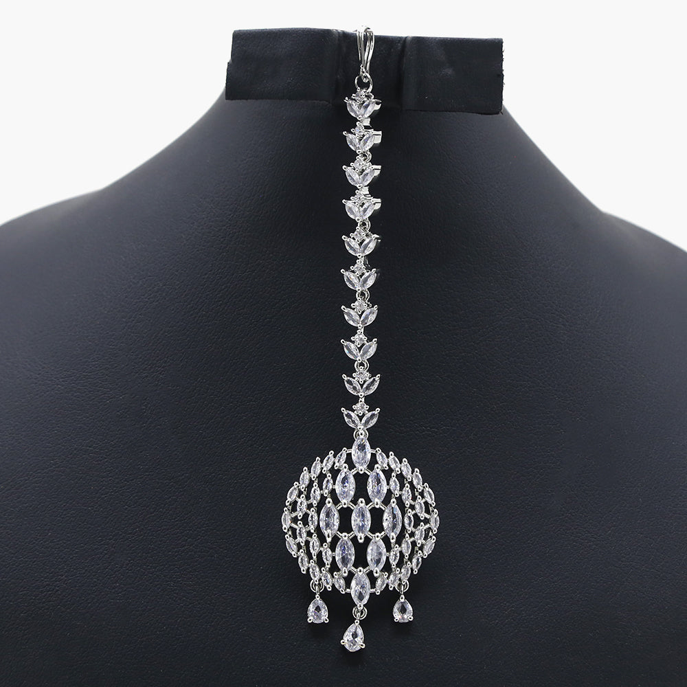 Ad Tikka - Silver, Women Hair & Head Jewellery, Chase Value, Chase Value