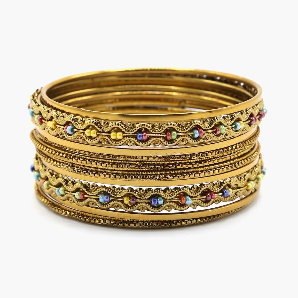 Women's Bangles - Golden, Women Bangles & Bracelets, Chase Value, Chase Value