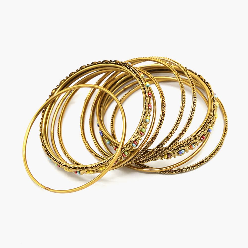 Women's Bangles - Golden, Women Bangles & Bracelets, Chase Value, Chase Value