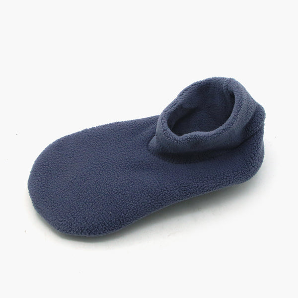Kids Velvet Sock - Navy Blue