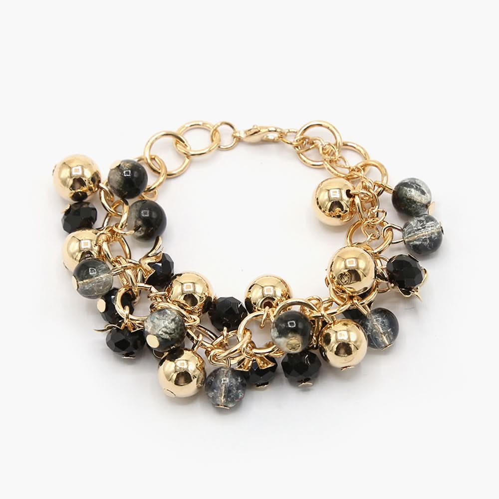 Women's Metal Bracelet - Black, Women Bangles & Bracelets, Chase Value, Chase Value