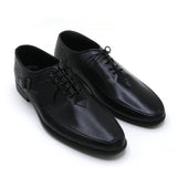 Eminent Croc Texture Formal Lace Up Shoes - Black, Men's Formal Shoes, Eminent, Chase Value