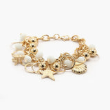 Women's Metal Bracelet - White, Women Bangles & Bracelets, Chase Value, Chase Value