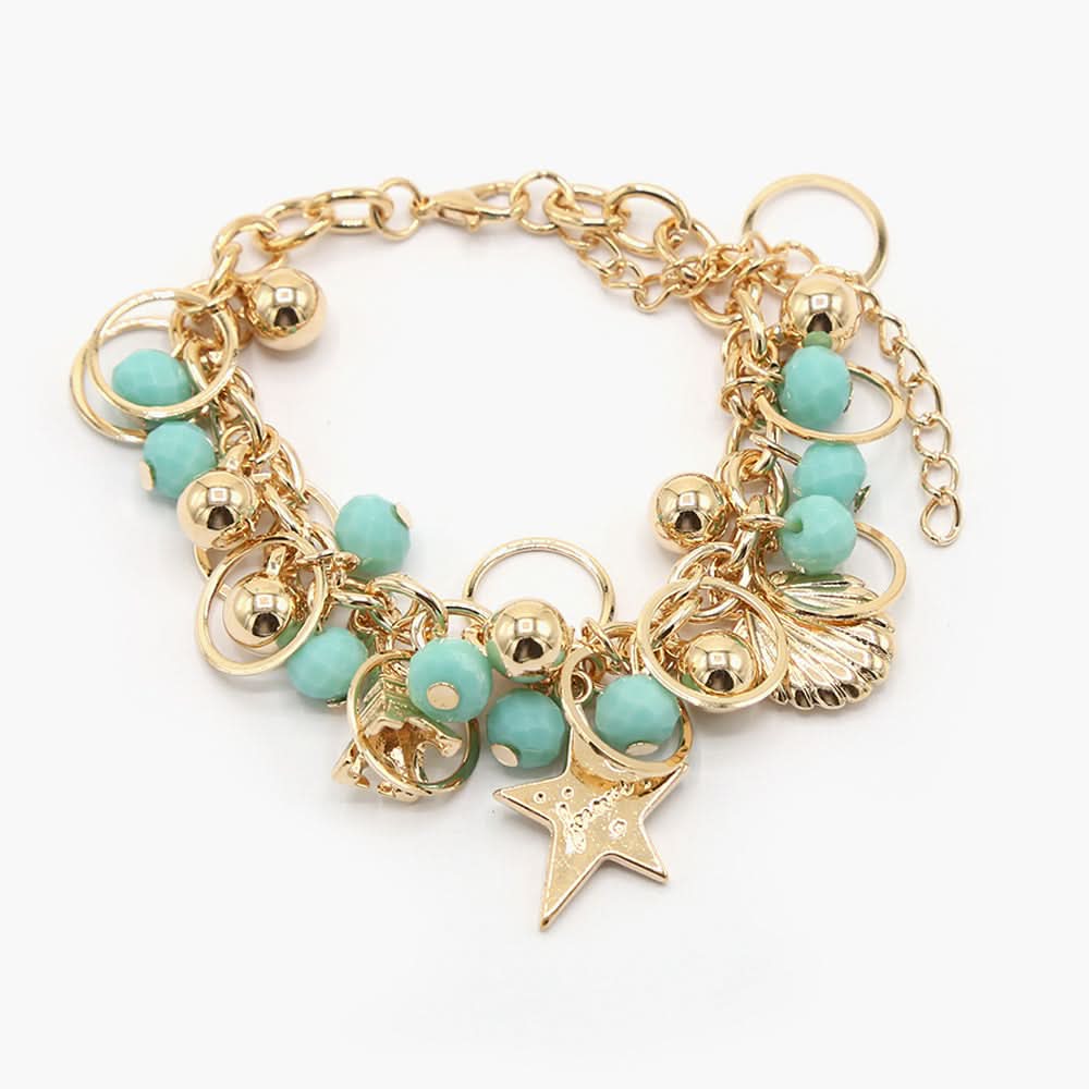 Women's Metal Bracelet - Cyan, Women Bangles & Bracelets, Chase Value, Chase Value