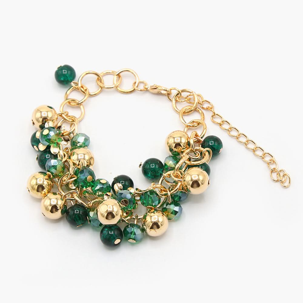 Women's Metal Bracelet - Green, Women Bangles & Bracelets, Chase Value, Chase Value