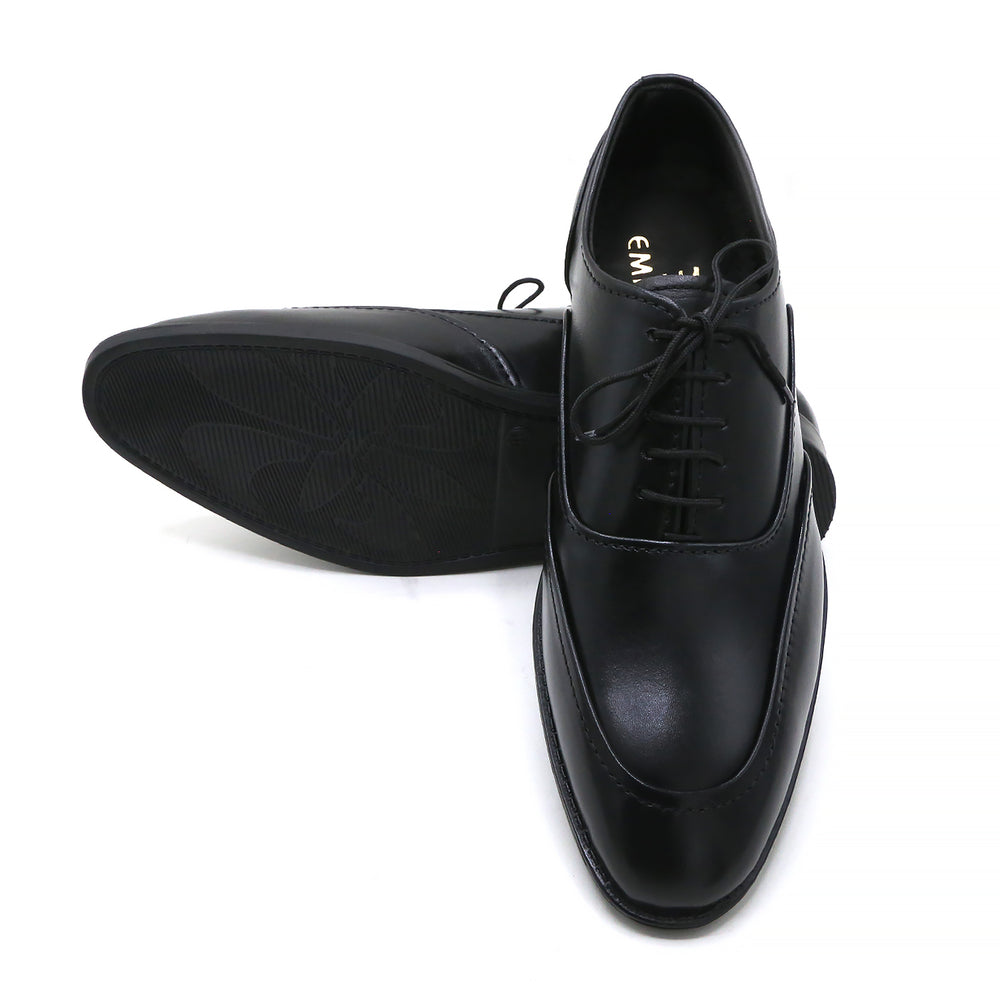 Eminent Formal Black Lace Up Shoes, Men's Formal Shoes, Eminent, Chase Value