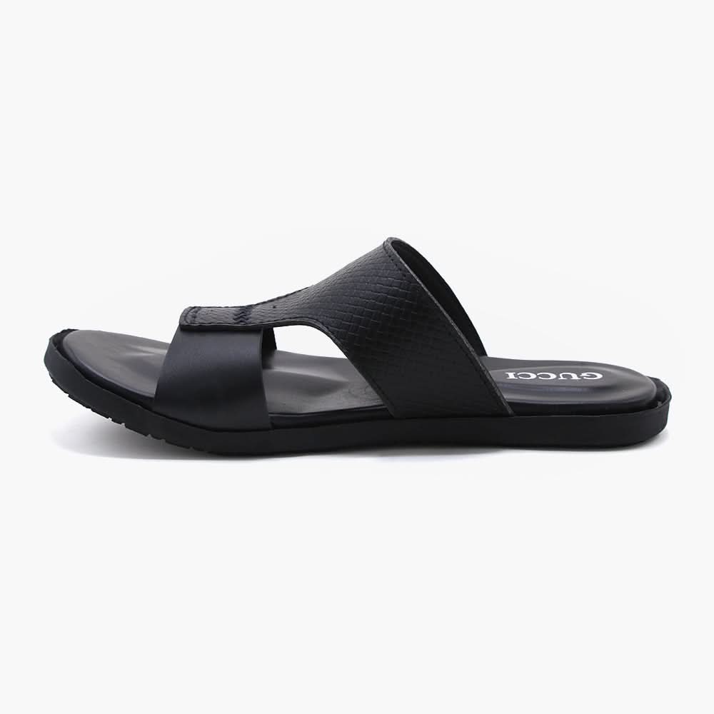 Men's Slipper - Black, Men's Slippers, Chase Value, Chase Value