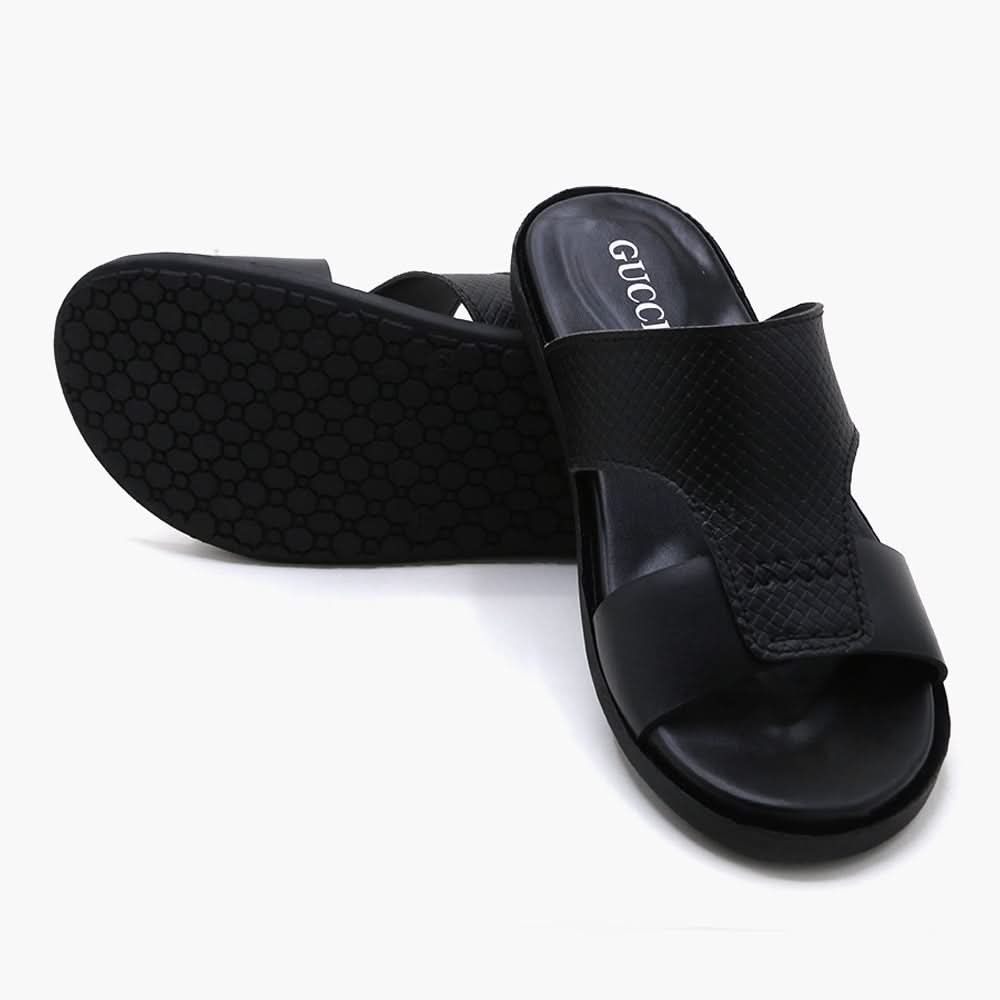 Men's Slipper - Black, Men's Slippers, Chase Value, Chase Value