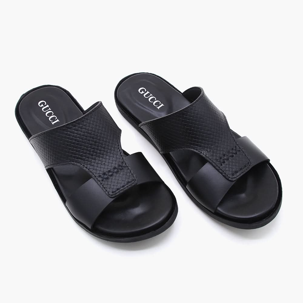 Men's Slipper - Black, Men's Slippers, Chase Value, Chase Value