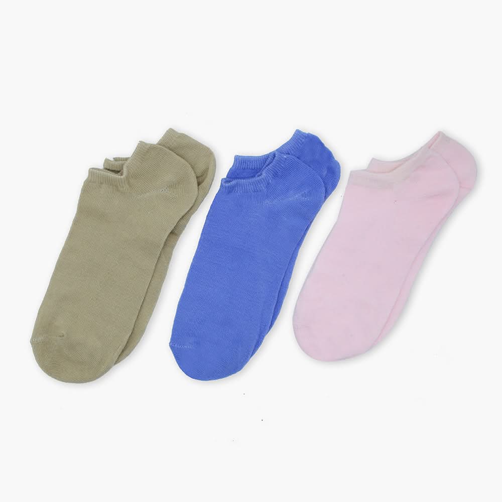 Women's Loafer Sock Pack of 3, Women Socks Stocking & Gloves, Chase Value, Chase Value