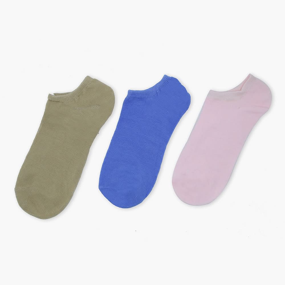 Women's Loafer Sock Pack of 3, Women Socks Stocking & Gloves, Chase Value, Chase Value