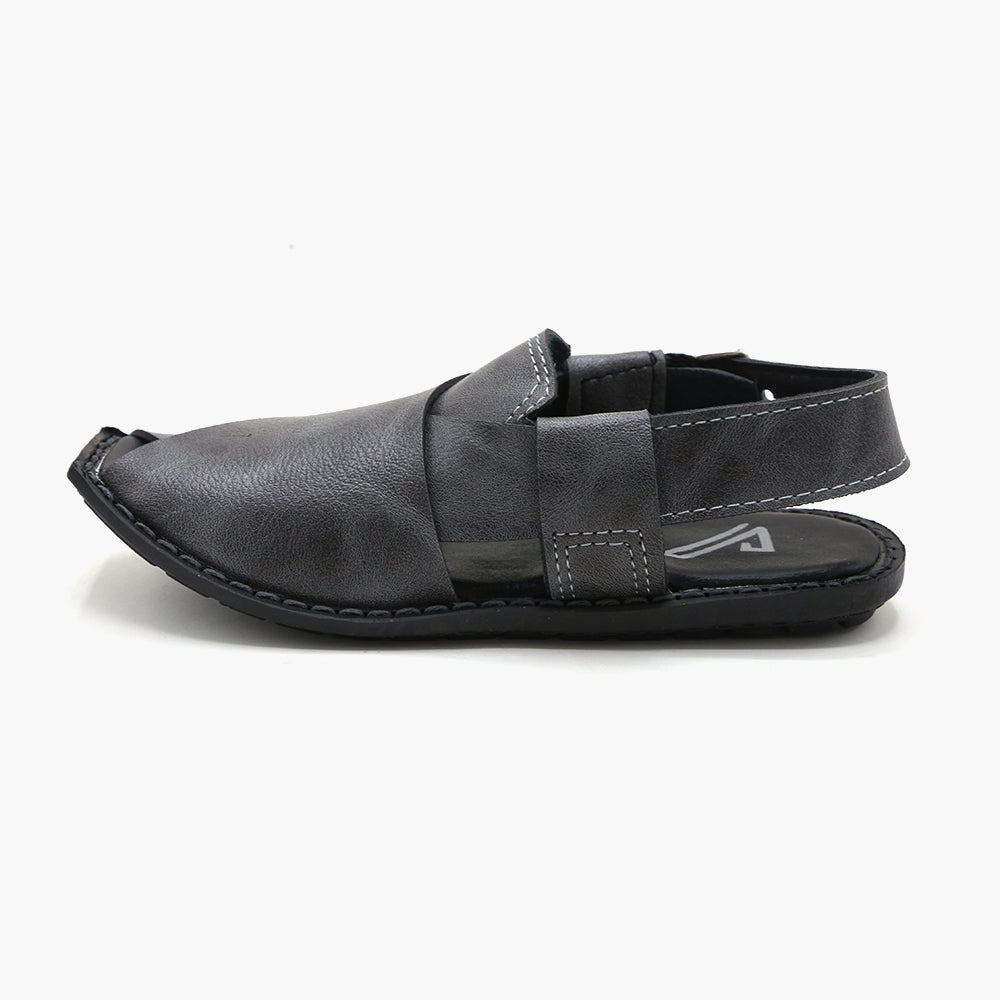 Boys Peshawari Sandal - Grey, Boys Sandals, Chase Value, Chase Value