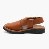 Boys Peshawari Sandal - Mustard, Boys Sandals, Chase Value, Chase Value