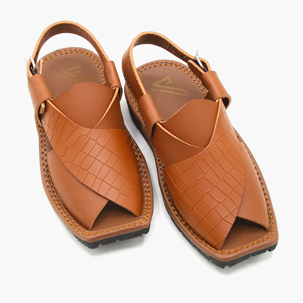 Boys Peshawari Sandal - Mustard, Boys Sandals, Chase Value, Chase Value