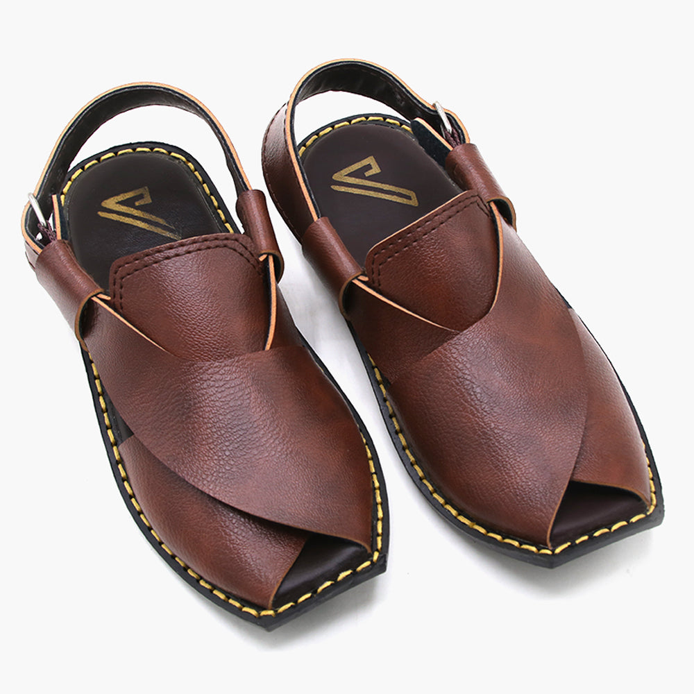 Boys Peshawari Sandal - Brown, Boys Sandals, Chase Value, Chase Value